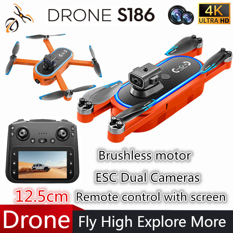 Drone Controller Screen - 2025 S186 Drone professionnel 4K HD