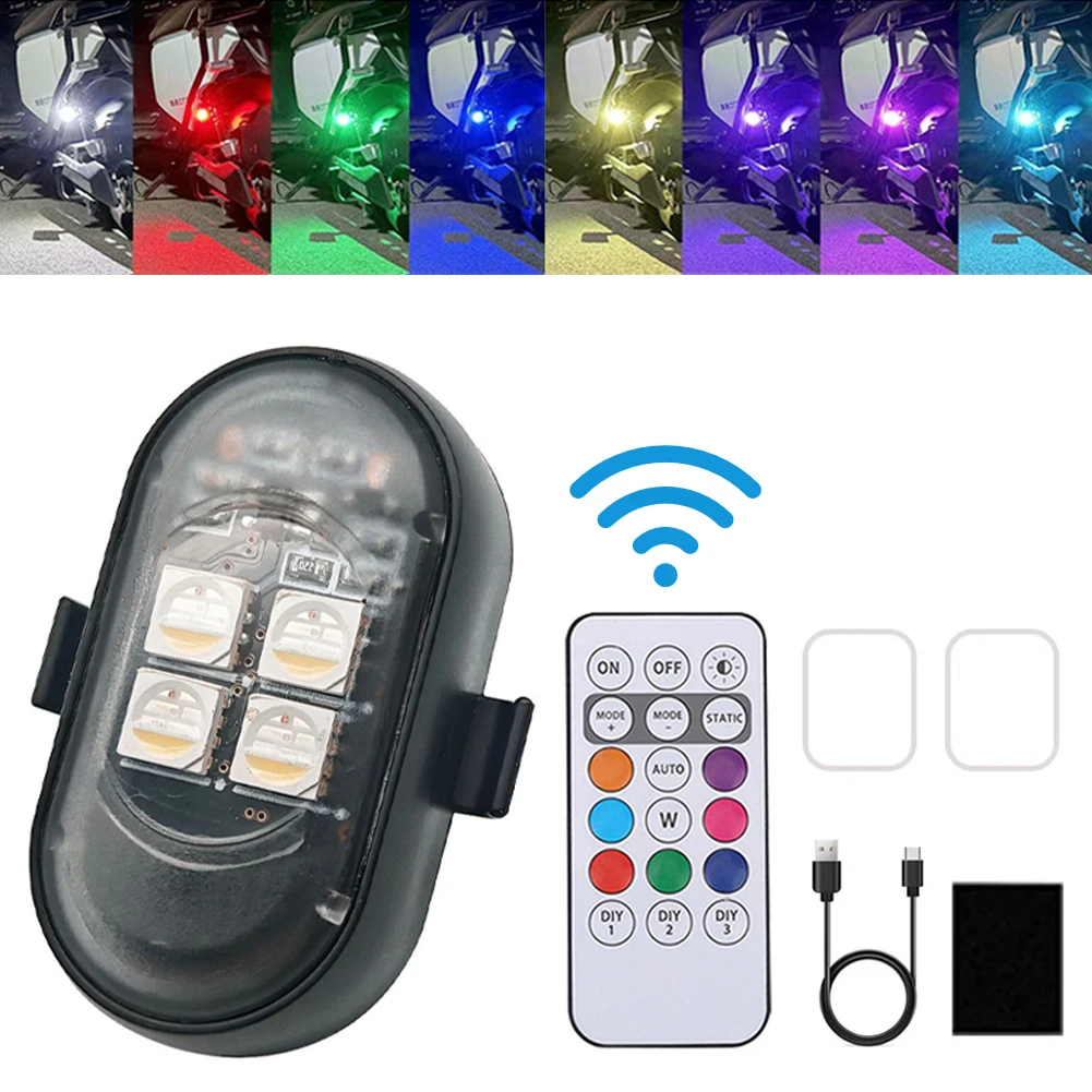 Drone Strobe Light - Feux d'avertissement étanches et rechargeables par