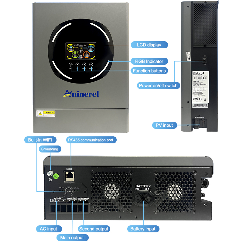 Aninerel 6.2KW 48V onduleur so - Drone Solar Charger avis et prix