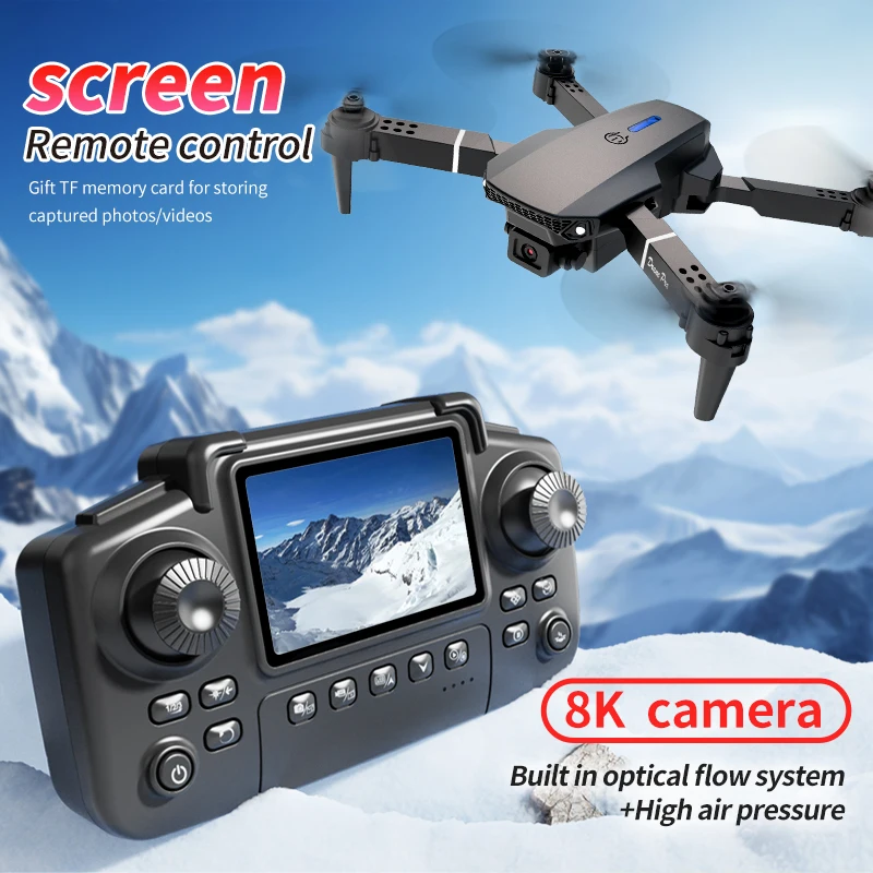 Drone professionnel E88 PRO av - Drone Controller Screen avis et prix