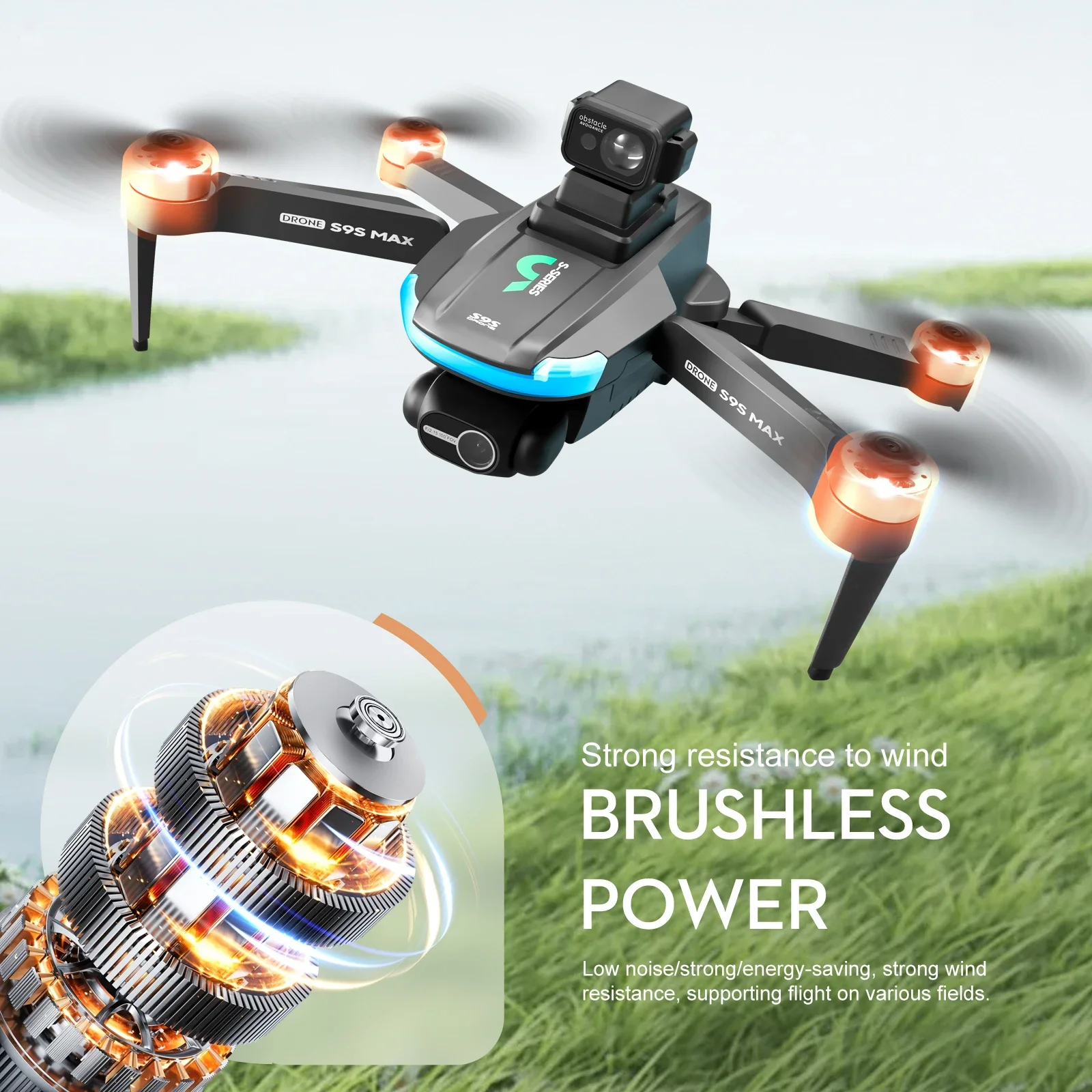 Nouveau S9S MAX MINI Drone 4K  - Drone Controller Screen avis et prix