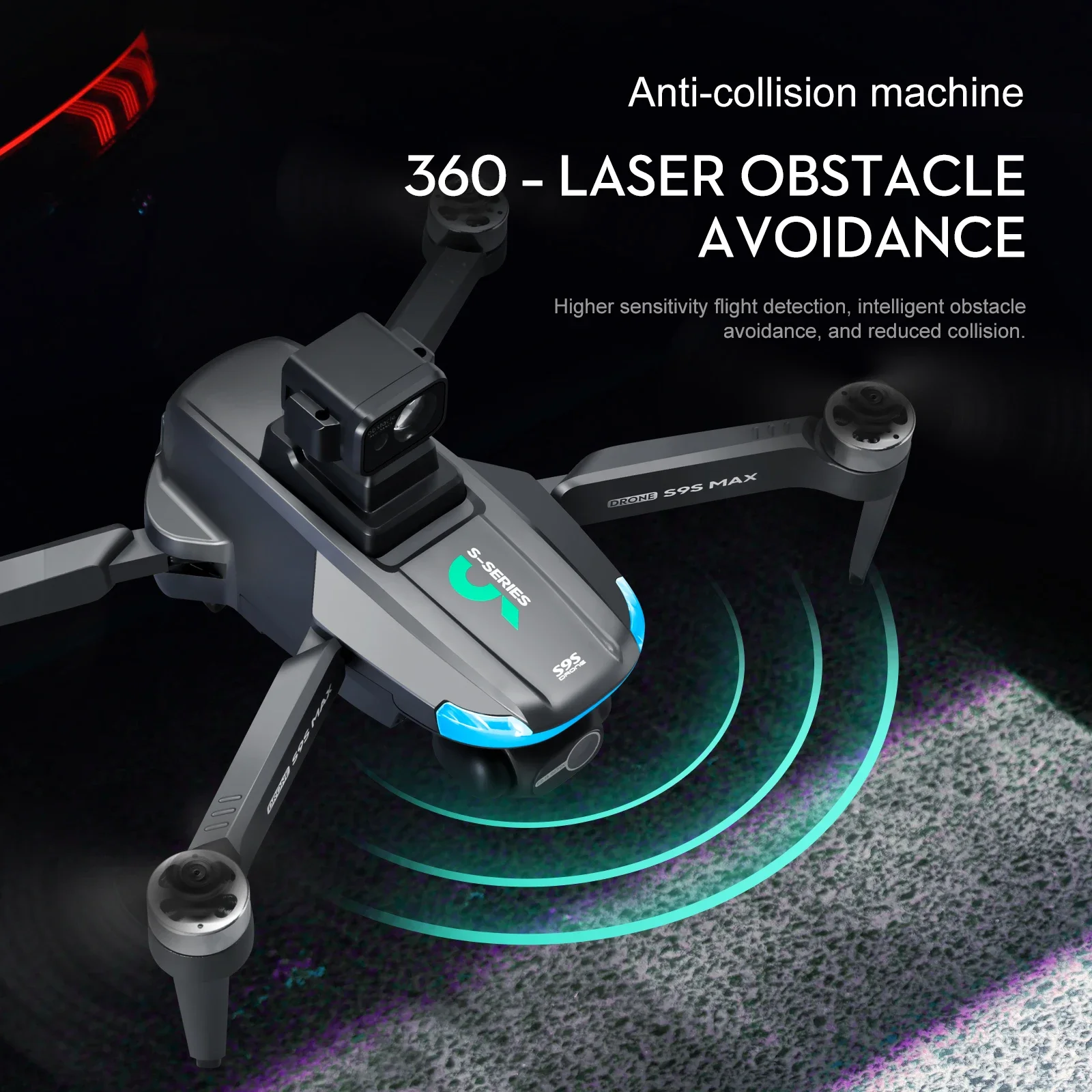 Nouveau S9S MAX MINI Drone 4K  - Drone Controller Screen avis et prix
