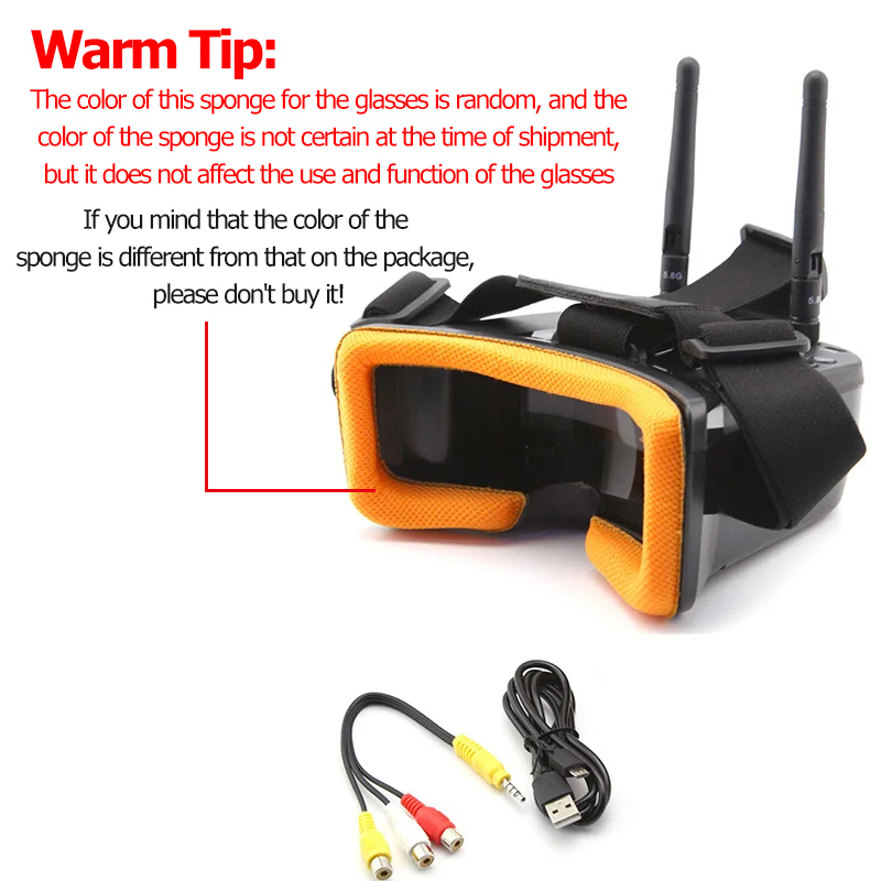 VR009 lunettes vidéo FPV 3 pou - Drone Controller Screen avis et prix